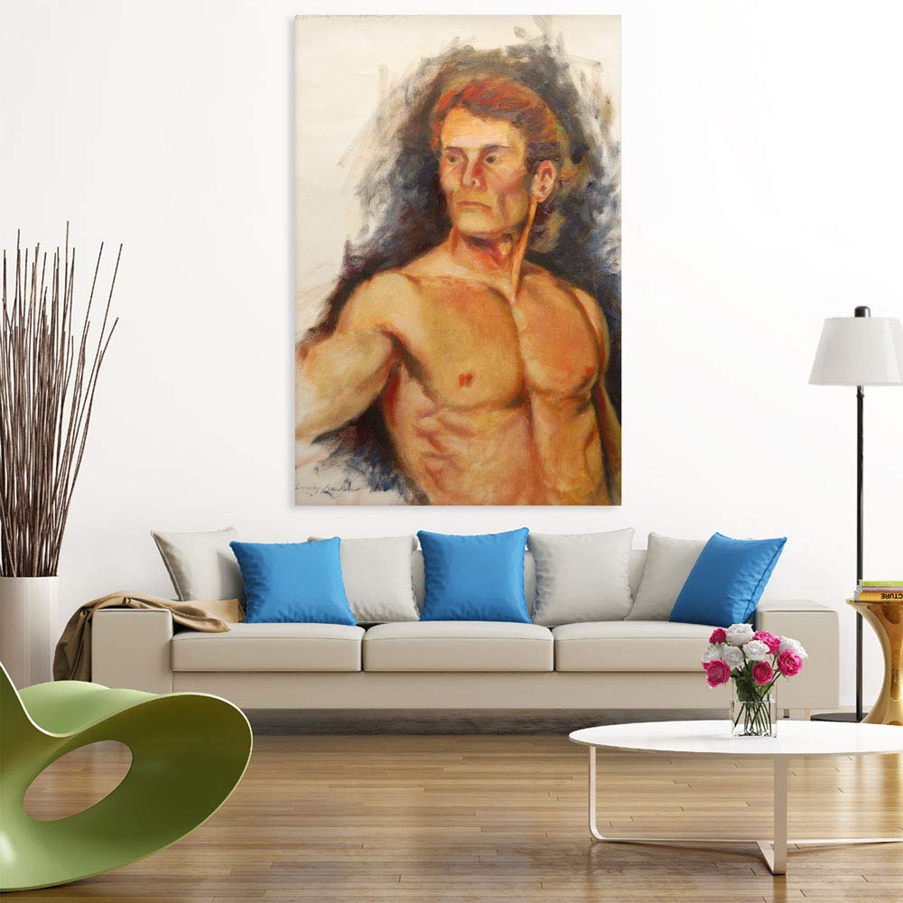 inep-b07hw1j6q5-pump-up-the-walls_-unframed-body-builder-canvas-wall-art-shows-a-muscular-man-self-portrait-in-bold-matte-colours..jpeg